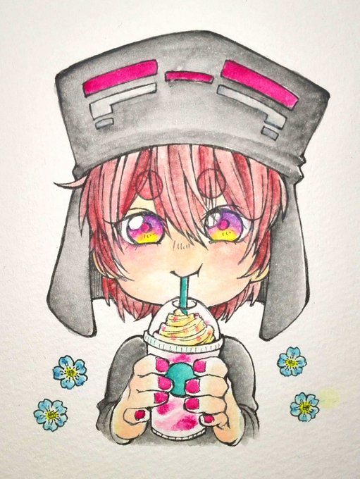 「drinking straw in mouth」 illustration images(Oldest｜RT&Fav:50)