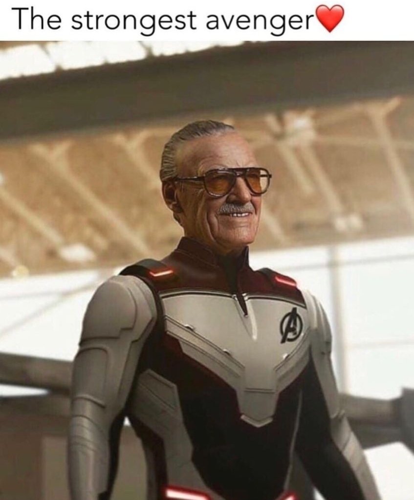 Not even Thanos can stop him.
#AvangersEndgame
Thank you #StanLee for everything.