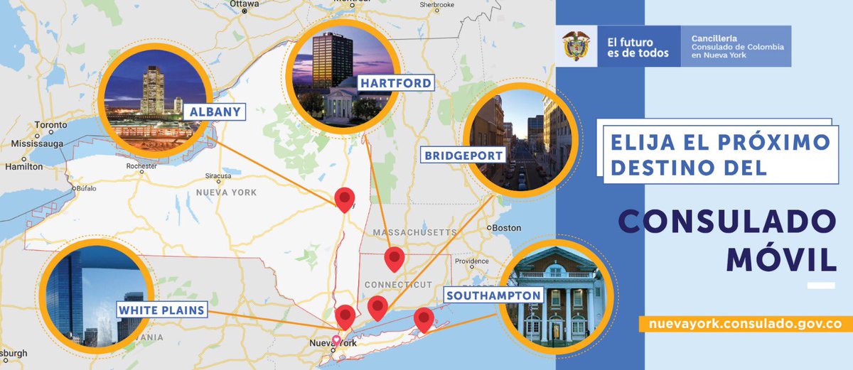 Esto es lo que tiene el Consulado en Nueva York para este mes:
1️⃣ Sábado Consular
2️⃣ Curso OSHA 30 horas de construcción.
3️⃣ Taller Nutrición y Salud.
4️⃣ Madres y empresarias, testimonios para crecer.
5️⃣ Elija el destino del próximo Consulado Móvil