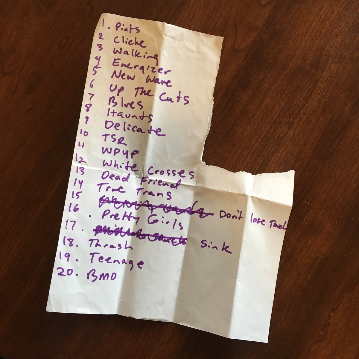 Found a little piece of history! Here's <a href="/againstme/">Against Me!</a>'s setlist from last year's festival! 

What were your highlights?