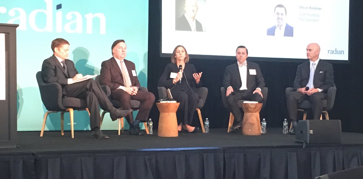 emilysriley's tweet photo. Radian’s MI and Risk Services team share insights about the competitive environment, customer risk performance and MI pricing options! #RadianID2019 https://t.co/vCpOA37BLV