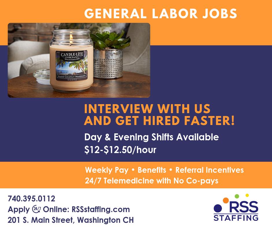 think__hire's tweet image. Take the time to stop and smell our new opportunities coming your way! 🕯️Apply today at 201 S. Main Street Washington Court House, OH. 
#findjob #jobsearch #immediatejob #jobseeker #JobOpening #jobs #job