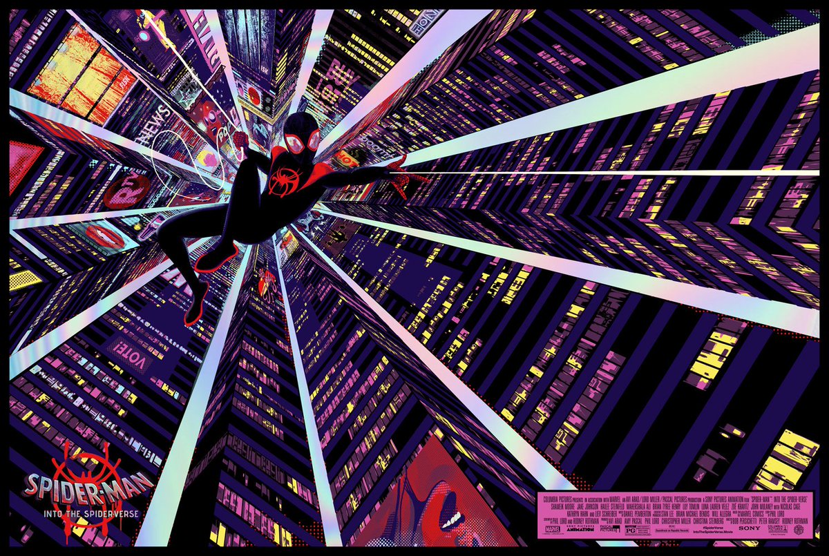 411posters's tweet photo. “Spider-Man: Into the Spider-Verse” by Chris @Raid71 (On sale info) | 411posters https://t.co/I4LcN5cYNE @GreyMatterArt https://t.co/6KuFAYQcw4
