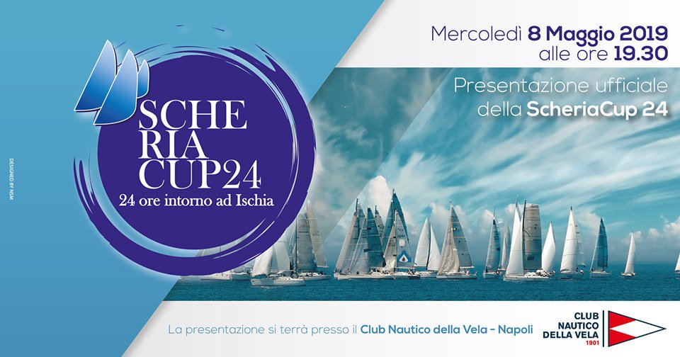 ScheriaCup's tweet photo. Mercoledì 08 maggio alle ore 19.30, appuntamento al Club Nautico della #Vela di #Napoli per la presentazione ufficiale della #ScheriaCup24. Ingresso libero, vi aspettiamo! @rep_napoli @mattinodinapoli @NapoliNotizie @NapoliNews24net @NapoliToday @corrmezzogiorno #eventi #news https://t.co/8VaeQZLMRZ