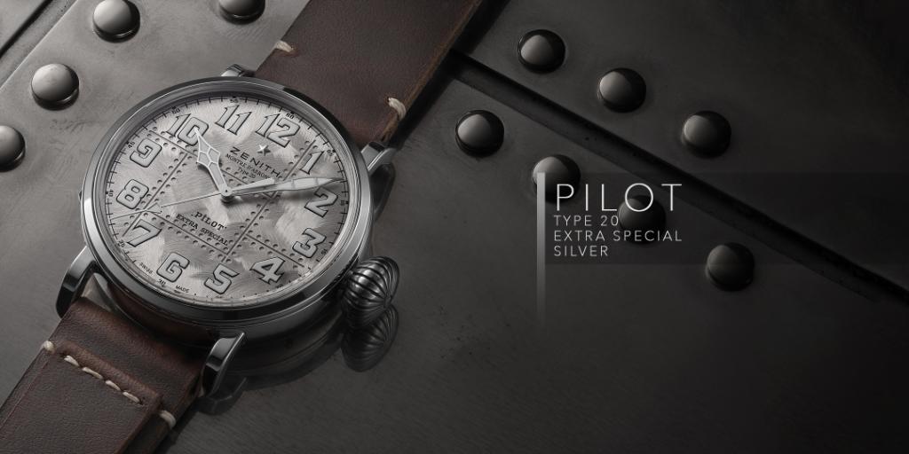 ZenithWatches's tweet image. #Type20: Like a trip through time: Pilot Type 20 Extra Special Silver in a solid silver case and silver dial with a brushed surface and riveting pattern.

bit.ly/PilotType20Ext…

#Zenith #ZenithWatches #Pilot #Watches #Aviation #Silver