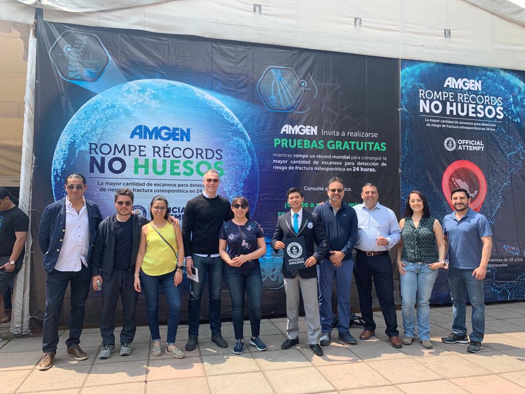 Amgen's tweet photo. Congrats to #Amgen teams & local partners in Brazil, Canada, Colombia, Egypt, Kuwait, Lebanon, Mexico, Saudi Arabia, South Africa & Turkey for achieving a Guinness World Records title on May 5 for most osteoporosis screenings in 24 hours #AmgenRecord @GWR https://t.co/vQd3vjCnLu https://t.co/ryxFCOaMN0