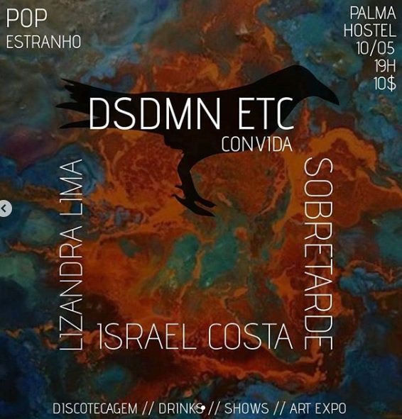sobreotatame's tweet photo. Cês já tem planos pra sextar?

Sexta (10) tem show da turnê de #Quatro, novo disco de Israel Costa;

Além dele, noite terá ainda shows de  @SobreTarde, Desdemona ETC e Lizanda Lima;

Bora? Via @IsraelCostaBand https://t.co/2Yymzp9ucB