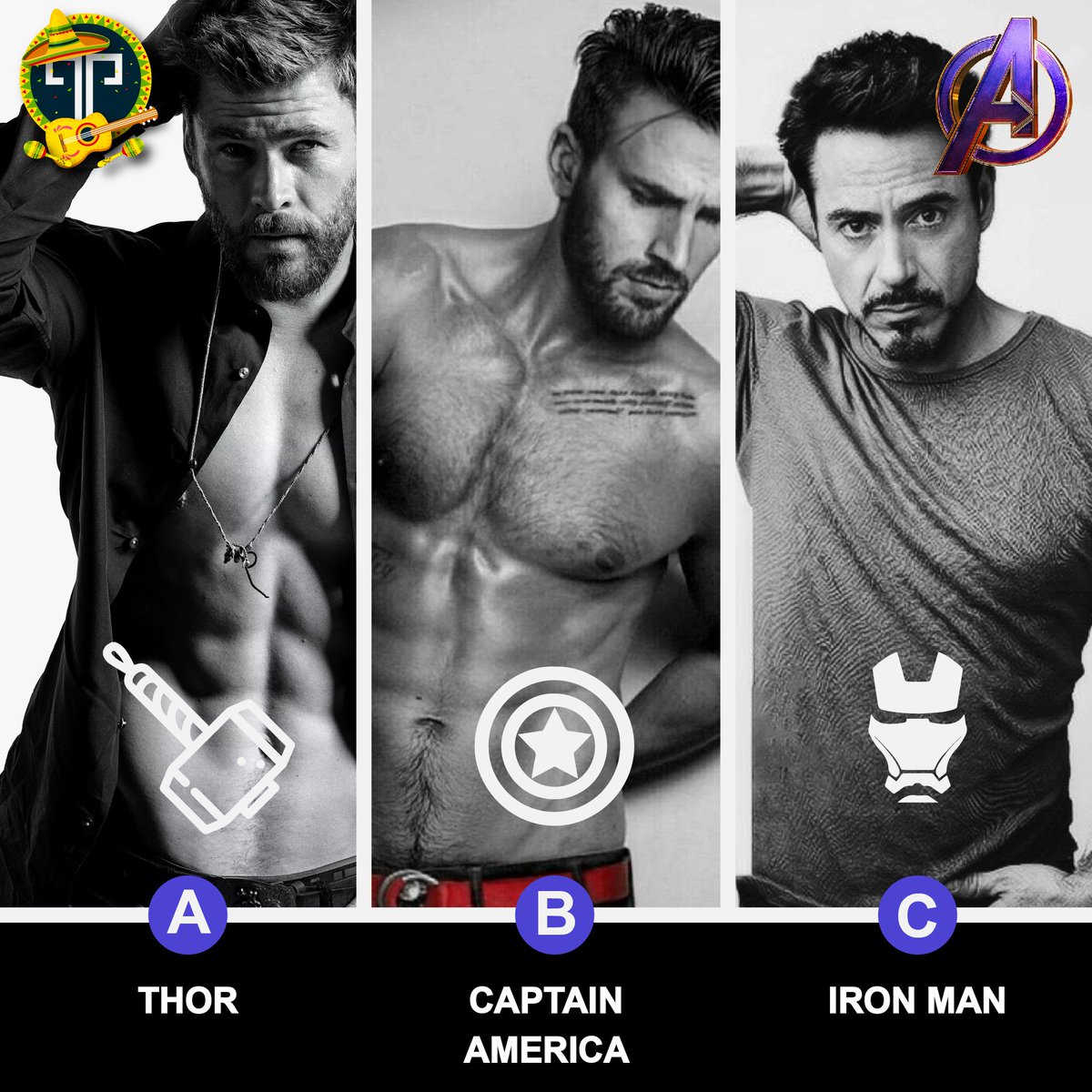 PerseusUnderw17's tweet photo. Talking about the #Avengers, which of them gives you dreamless nights 🤩? #Thor #CaptainAmerica #IronMan

#BeStrong #BeBrave #BePerseus #mensunderwear #undies #Briefs #Trunks #BoxerBriefs #Jockstraps #Thongs #Swimwear #Harnesses #fashionformen #mensfashion #malemodel #muscle #abs https://t.co/PB5OlAIcI4