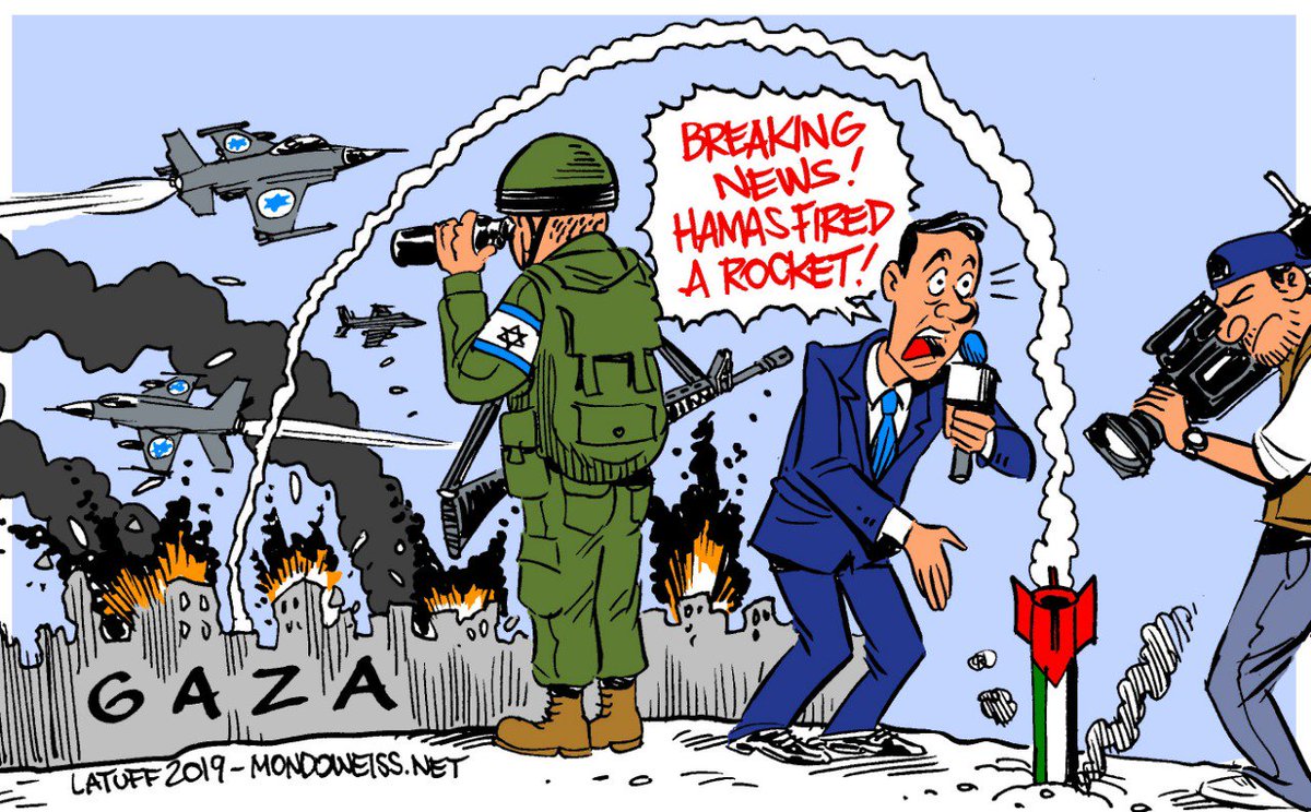 Carlos Latuff a Twitter: "Once again, @nytimes distorts the news, dishonestly making #Gaza the aggressor and #Israel the victim. And the mainstream media is very good at it! Cartoon @Mondoweiss… https://t.co/SiKW0jUDYS"