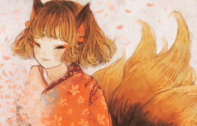 「fox girl」 illustration images(Oldest)