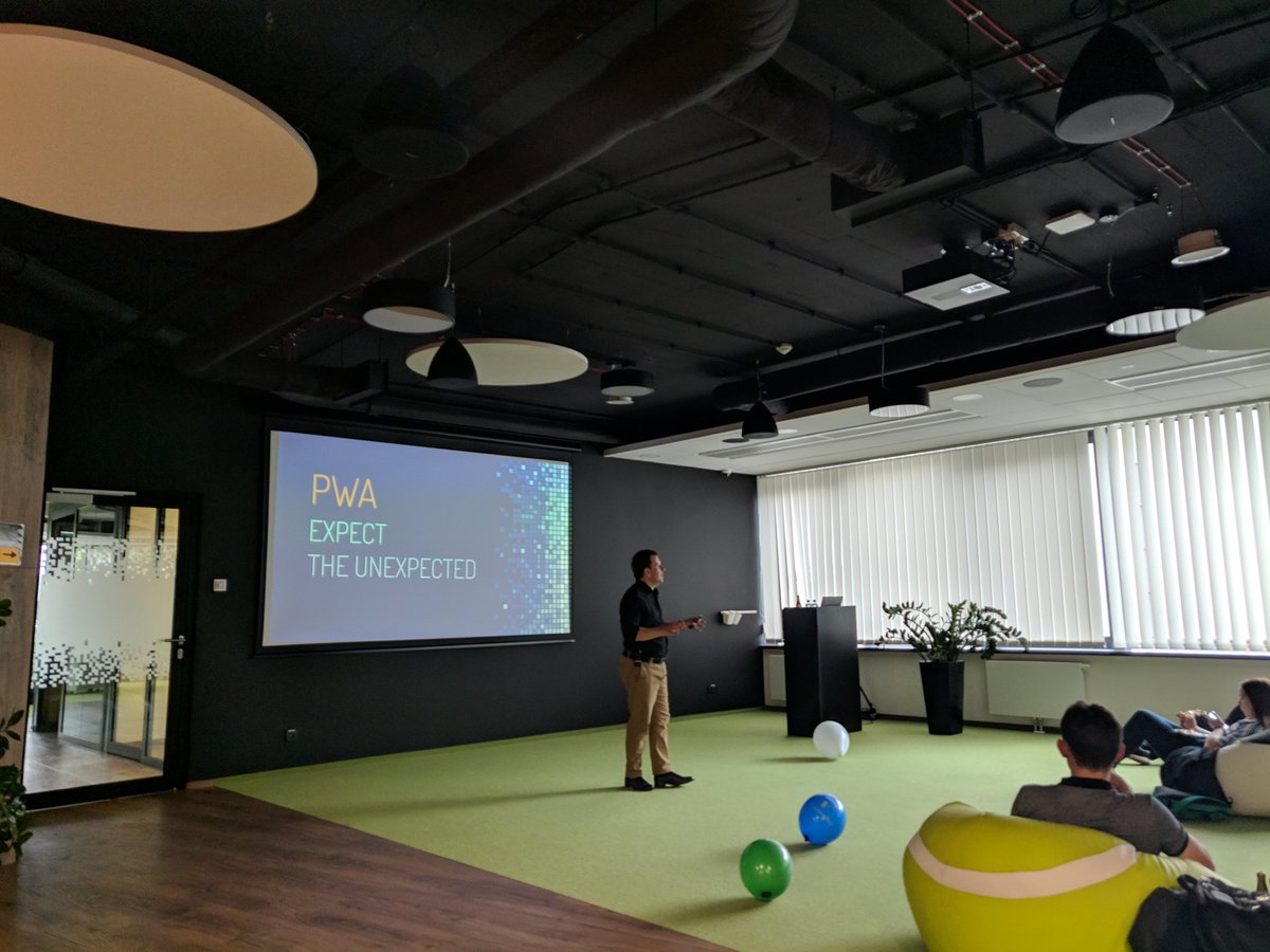 At my first <a href="/gdgkrk/">GDG Kraków</a> event - IO Extended. #ioExtended19