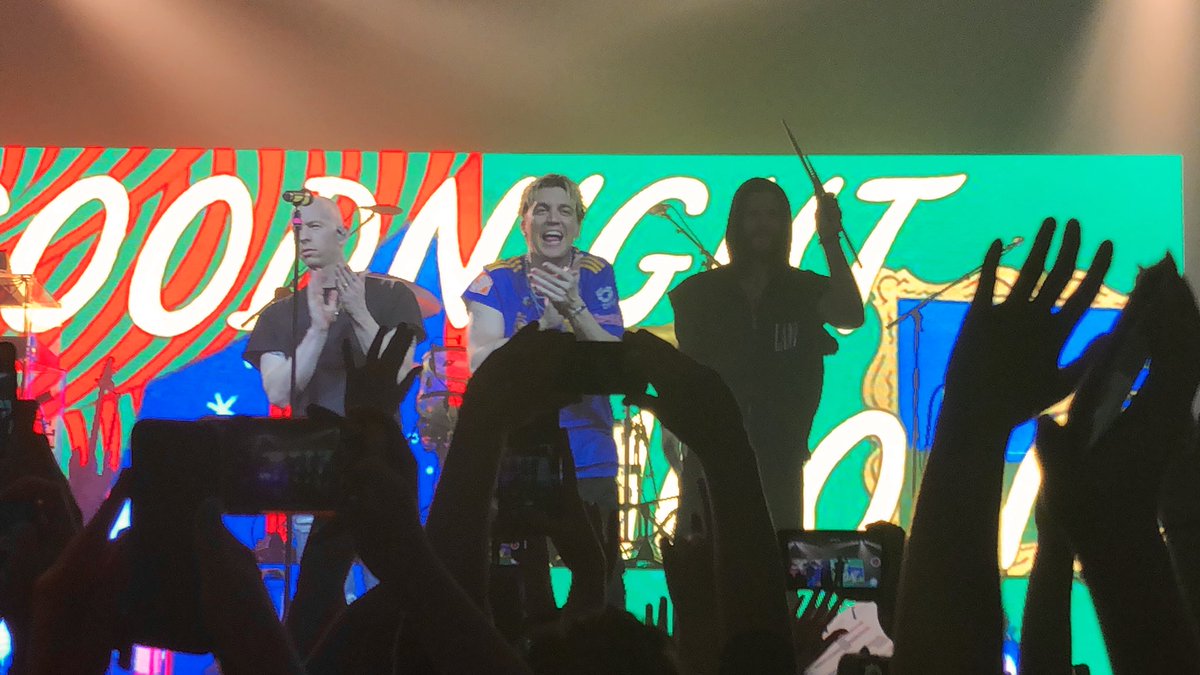 emschultz3's tweet photo. Just cuz that smile is infectious🧡 Still reeling over the show! https://t.co/TqA6YROGem
