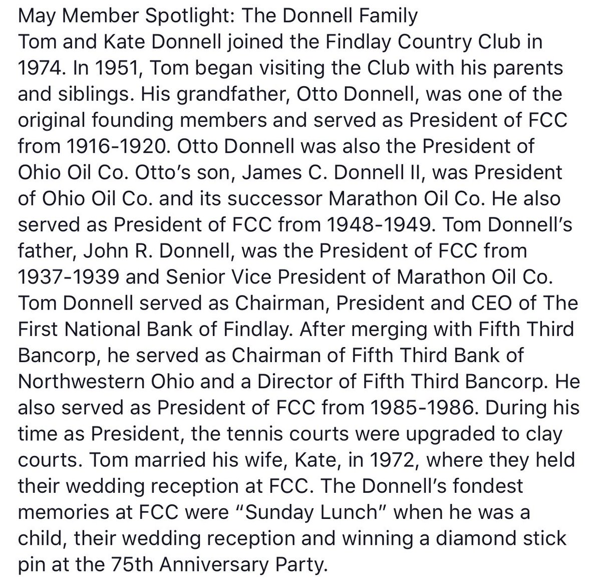 May Member Spotlight: The Donnell Family