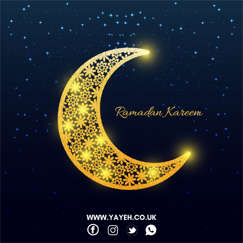 That time of the year has come - four Weeks of mercy, 30 days of worship, 720 hours of Spirituality. 43,200 minutes of Forgiveness, 2592000 Seconds of Happiness, Ramadan Kareem. #RamadanKareem #londonramadan #yayehmoneytransfer #yayeh #instantservices