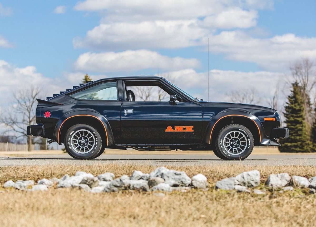 Silodrome's tweet photo. 1979 AMC Spirit AMX – The Model That Took A Class Win At The Nürburgring 24 Hour
Link: https://t.co/ylF7bYKd8p
@rmsothebys #amc #amcamx #amcspirit #classiccar #vintagecar #car https://t.co/EESXxvyxuC