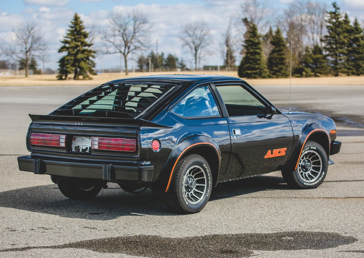 Silodrome's tweet photo. 1979 AMC Spirit AMX – The Model That Took A Class Win At The Nürburgring 24 Hour
Link: https://t.co/ylF7bYKd8p
@rmsothebys #amc #amcamx #amcspirit #classiccar #vintagecar #car https://t.co/EESXxvyxuC