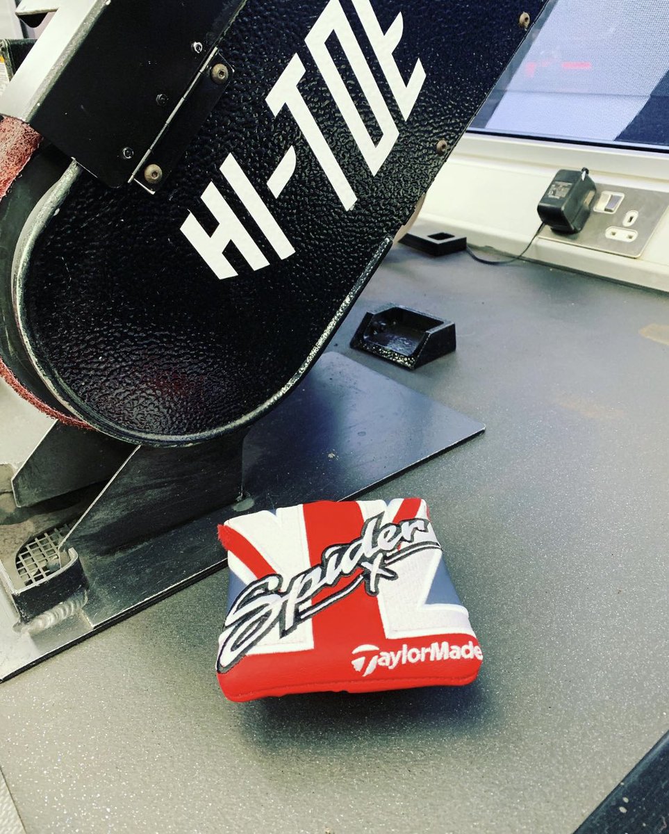 golfnation_'s tweet image. The putter cover of the moment!!!! @TaylorMadeTour #SpiderX 🕷 #BritishMasters edition! @SamDay44 keeps these u see lock &amp;amp; key! 🔐😂😂 #TaylorMadeGolf #BritishMasters #EuropeanTour