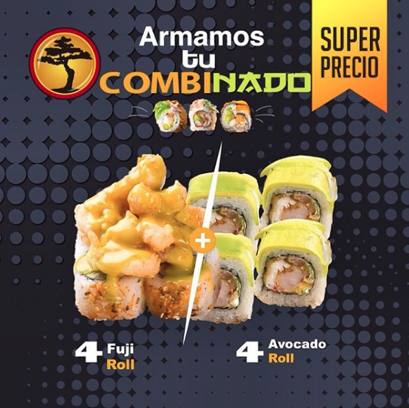 BonsaiSushiVzla's tweet photo. ¡Armamos tu combinado! ¿Qué tal este mix? 😋😜 #FujiRoll + #AvocadoRoll 🍥 solo en tu @BonsaiSushiVe. Atento a nuestras historias donde frecuentemente publicaremos los precios #BonsaiSushi #7May #gastronomia #gourmet #japanesefood #東京 #Venezuela https://t.co/dYatrUaYBh