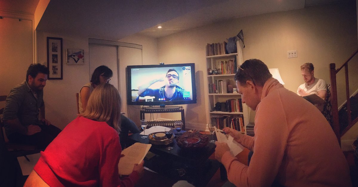OneFourOneCo's tweet photo. First read through.
Bringing the team together from all over the country 📒📣
Get ready @Toronto_Fringe
#torontotheatre #fringeto #crowstheatre #leslievilletoronto #onefouronecollective #TheHuns #indieunite #indietheatre #indietheatretoronto #torontofringe #yyz #toronto #OKHuns https://t.co/1y6aW8tsIQ