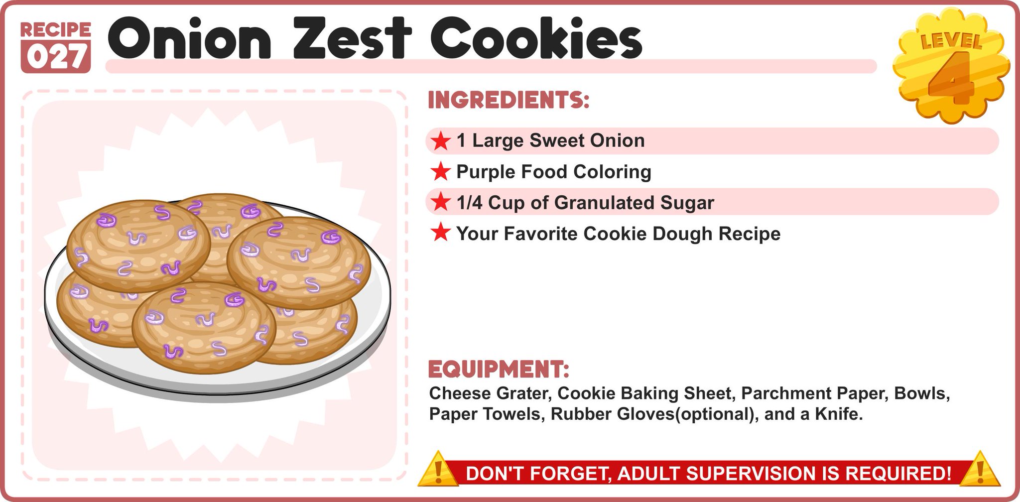 Flipline Studios on Twitter "Papa's Cook Book Onion Zest Cookies! Get