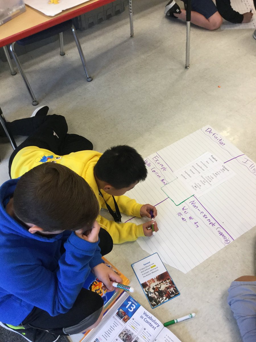 Exploring vocabulary with our visitors from China!  #McDBulldogs