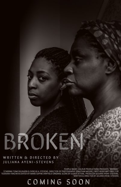 Remember when @JulezMontana88 mentioned she made a short film, well here’s official poster. Go follow @brokenfilm1 more updates coming soon.  #BrokenShortFilm