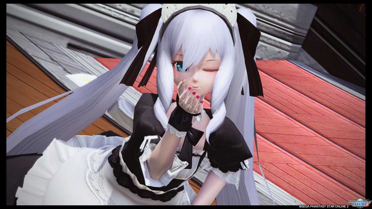 水乃 Pso2 Ship4 最近のコーデです ２枚目はメルティクリスマス影のお陰で機動戦艦ナデシコのホシノルリことルリルリができて満足です Pso2 メンテの日なのでss貼る まだ見ぬアークスと繋がりたい