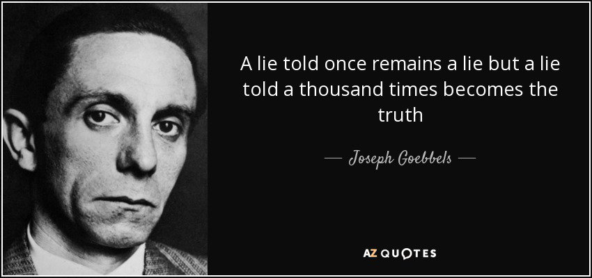Dear BJP propaganda Army,Nehru-Gandhi family ruled India for nearly 38 years and you couldn't prove anything against them so far.We know your motto is the same as Joseph Goebbels'. But, India's motto is "Satyameva Jayate". The truth always triumphs! (9/9)
