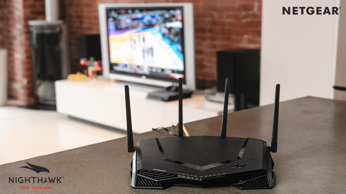 NETGEARgaming's tweet photo. Looking to bring your online #NBA2K game to the next level? The ball is your court with #NighthawkProGaming routers. #CheatingInALegalWay #PowerToWin https://t.co/tA2GZyjiri https://t.co/R82Zn5f3tc