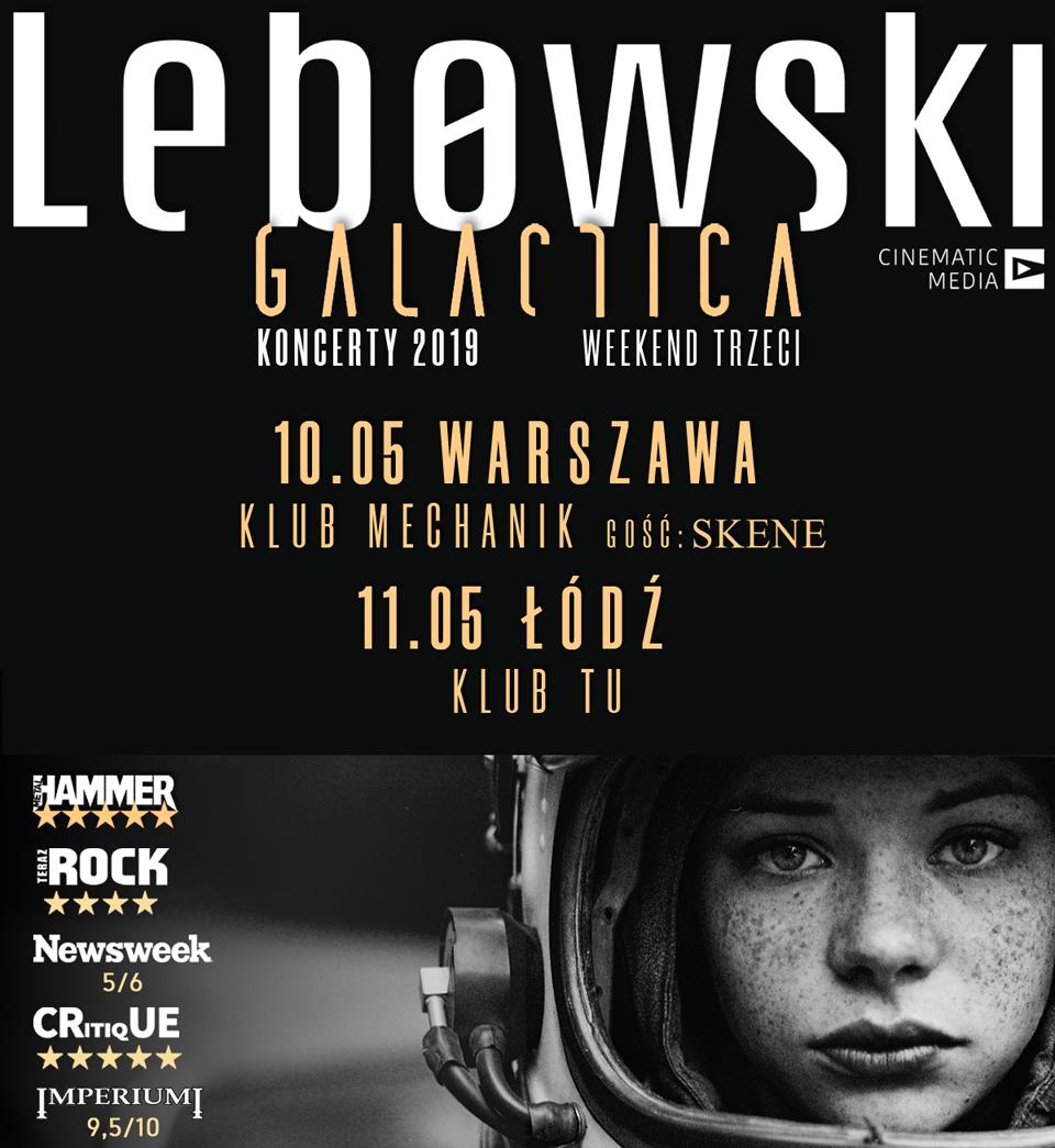 lebowskipl's tweet photo. W najbliższy weekend pohałasujemy w Polsce centralnej: 
10.05 Warszawa, 11.05 Łódź.
Spotkajmy się! :)
Szczegóły: https://t.co/aFuAoSNsvc
#lebowski #galactica #koncerty #Warszawa  #Lodz https://t.co/3GK5KbXqvO