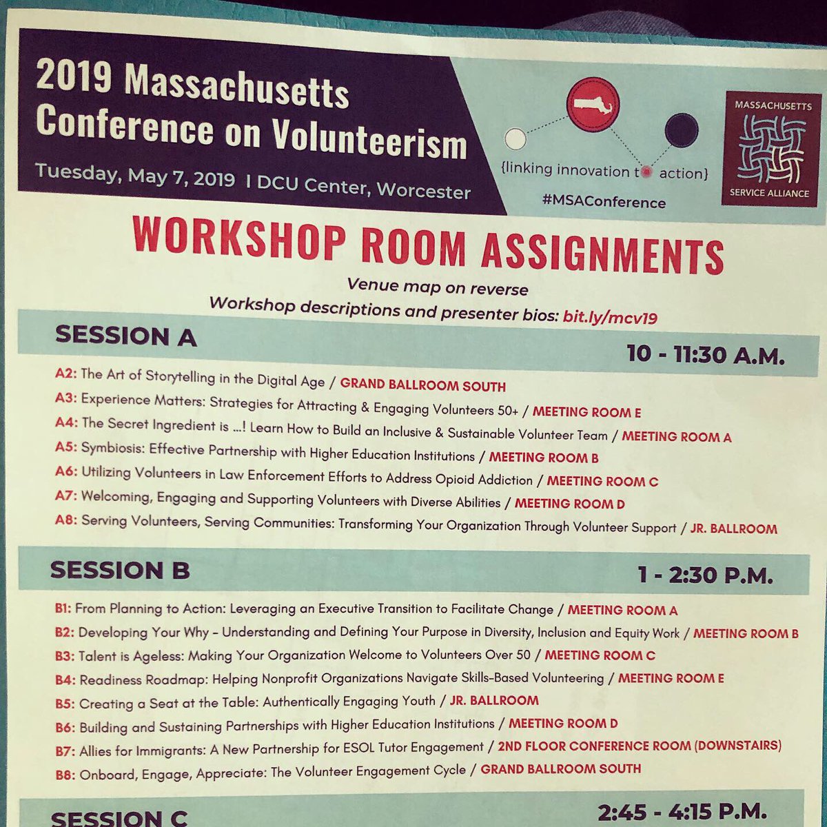PaariUSA's tweet photo. PAARI and @CountyOutreach presented at the @MassService #MSAConference on utilizing volunteers to address the opioid epidemic. Great job team! 💪 https://t.co/nNflJWRlEv