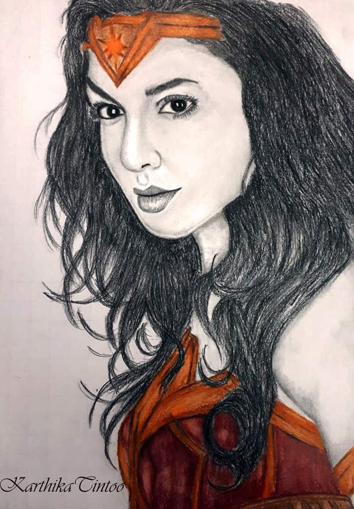 YaKarthika's tweet photo. Wonder Woman
Pencil work....
#GalGadot #WonderWoman
#superherofilm
#RupertGregsonWilliams #PattyJenkins https://t.co/wE2k6GZh3v
