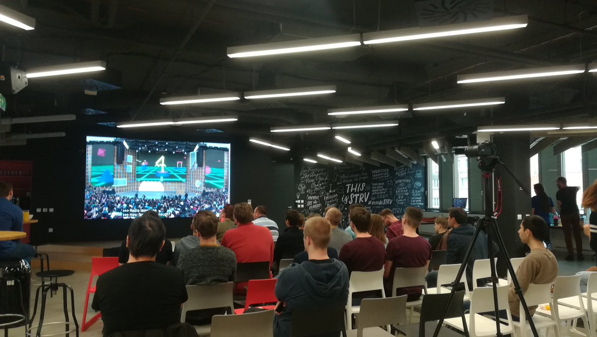 mariaencinar's tweet image. At @GDGPrague to watch de #io19 keynote.

Can't think of a better first event here in Prague. Feels like home 😍

Helo9 to @GdgAsturias, missing you today 🤗