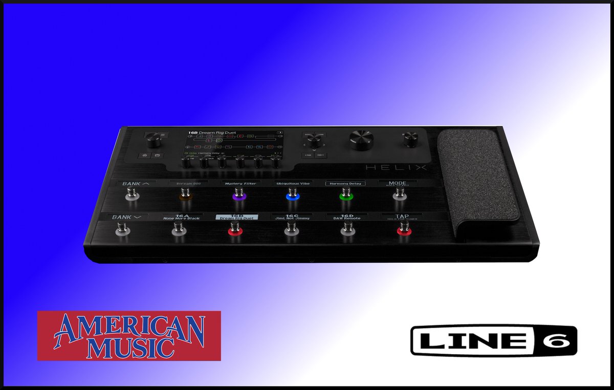 AmericanMusicWA's tweet photo. Happy to offer the entire line of Helix from @Line6 
Check out this video overview, then come down and we'll run you through it! https://t.co/IQrTSxyQEk https://t.co/zCYx8hht3U