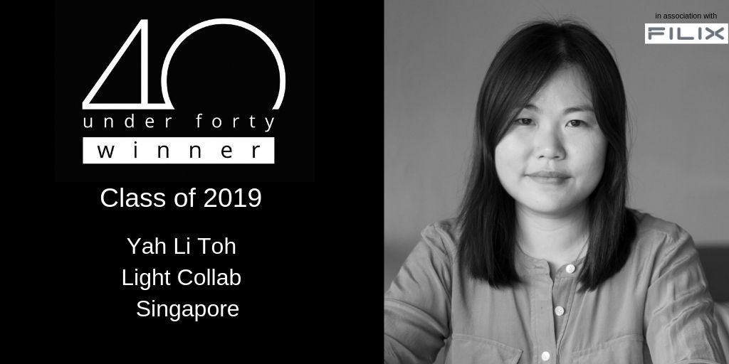 LDAwards's tweet image. Congratulations! Yah Li Toh, class of 2019, #40Under40Lighting! #lightingdesign @filix_lighting @lightcollab  buff.ly/2pRAZdc