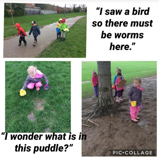 EWFosterSchool's tweet photo. Miss DaCosta's Kindie class is doing some serious scientific investigation outside today! https://t.co/xp9ZDRuNsQ