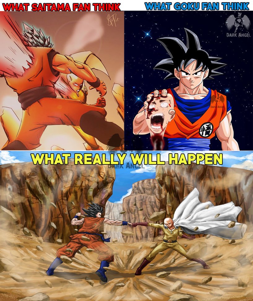 Goku saitama vs