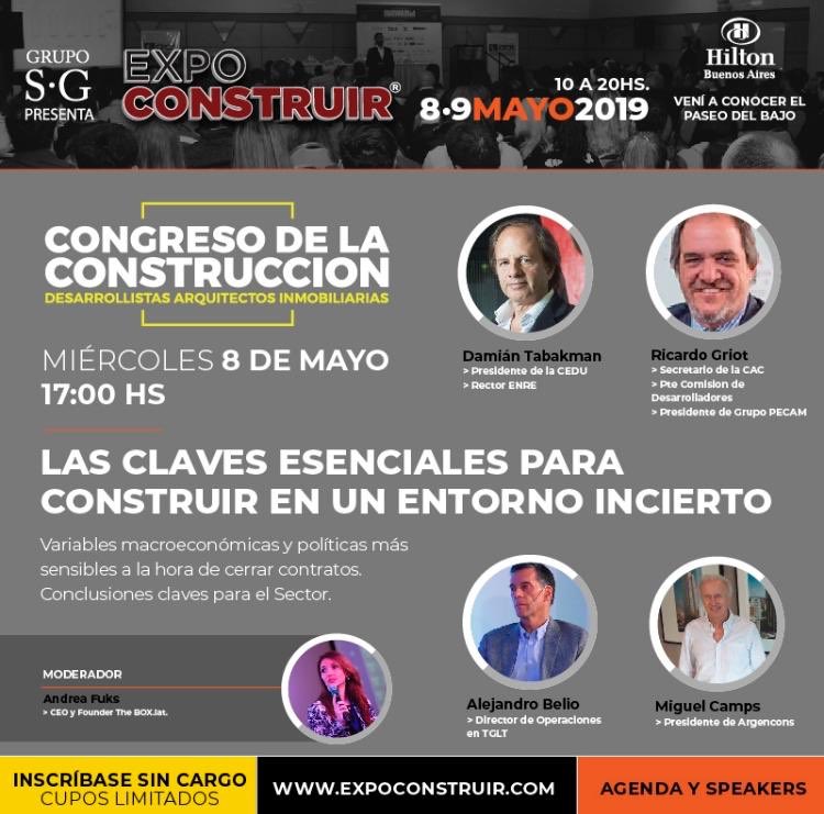 ExpoConstruirOk's tweet photo. #ExpoConstruir 👷‍♂️🔨 

✅ Presentamos la #agenda del #CongresoDeLaConstrucción el día #Miercoles 

📌 Visítanos  días 8 y 9 de Mayo en el Hilton Buenos Aires 

🔨 Inscripción sin cargo en https://t.co/sBYdzY6zJo https://t.co/r61doMnN3T