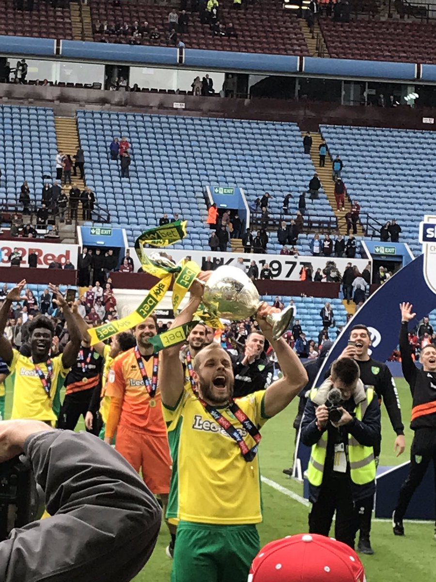 What a day to be alive! 💛💚 #Ncfc #championshipwinners