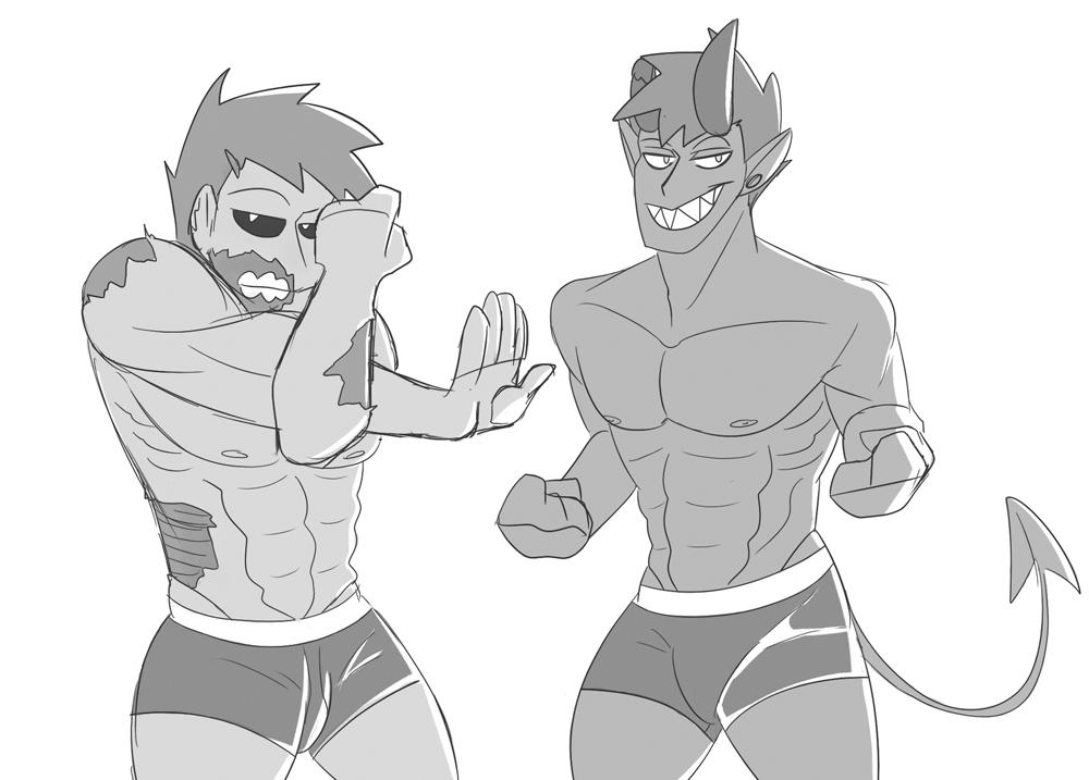 I'm joining the Bara Bandwagon @xmajorfuckup started. 

#monsterprom #DamienLaVey #BrianGreen #BrianYu