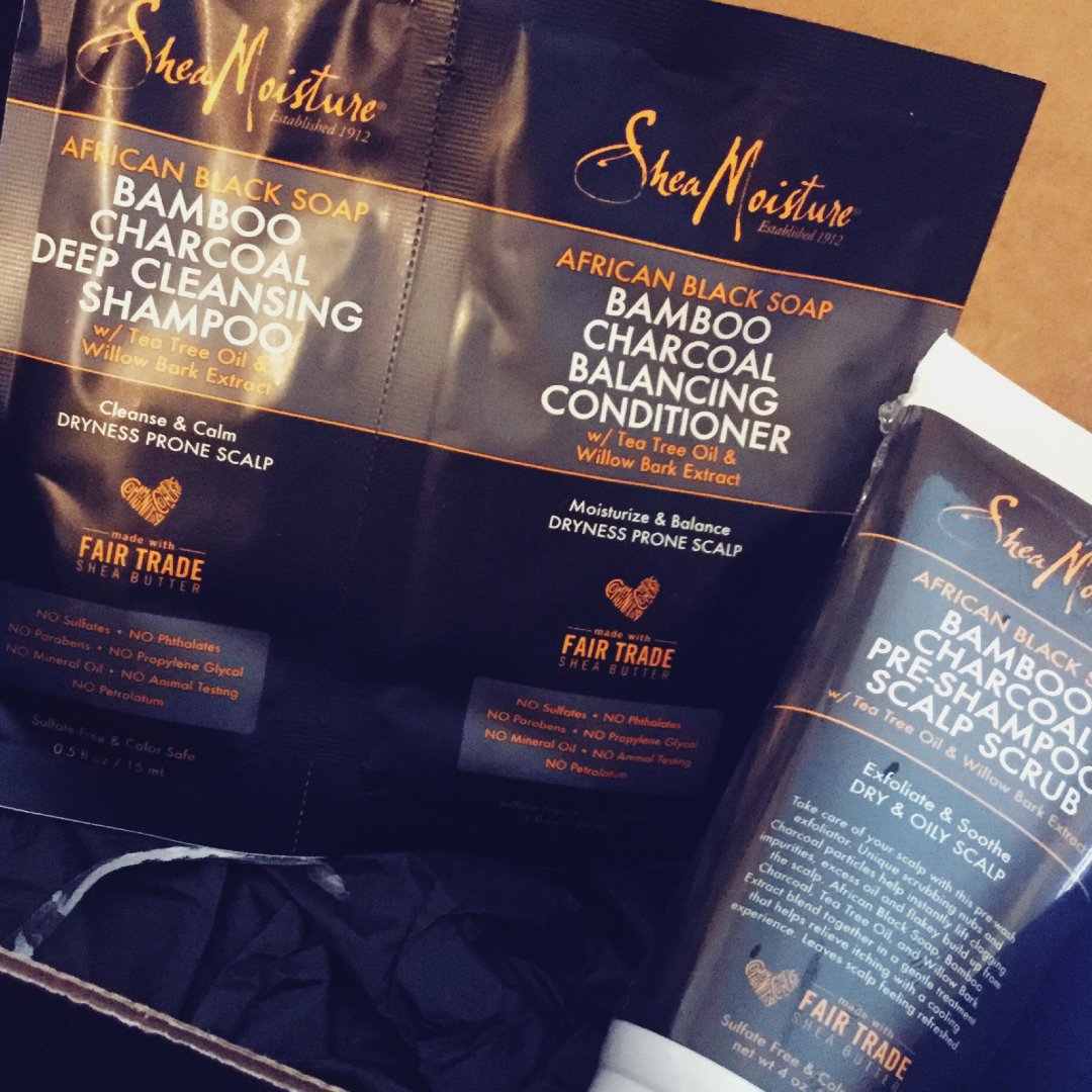 RayeeChanel's tweet photo. @Influenster @sheamoisture #ClarifyWithShea #complimentary hair care! Must try products https://t.co/tBWOVNKZr4