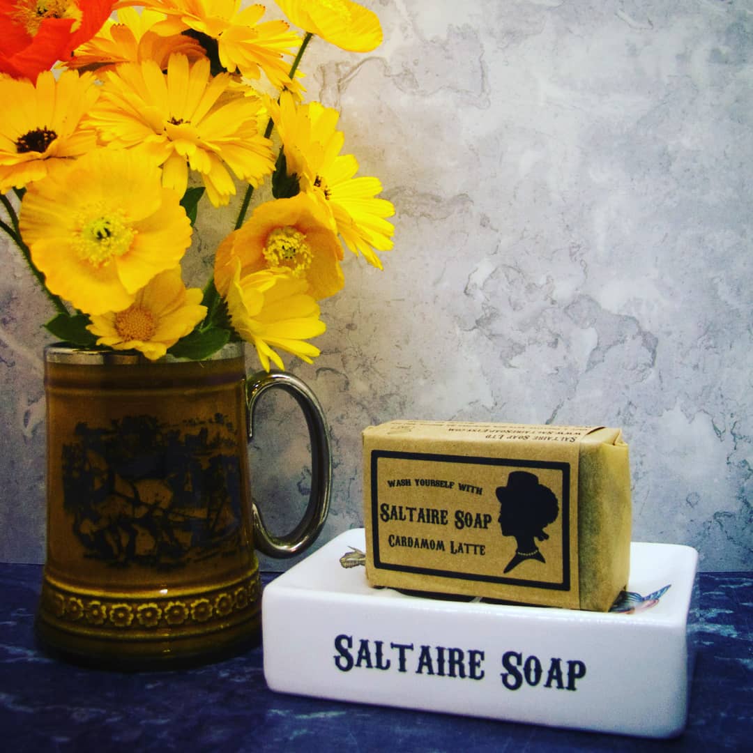 Saltaire Soap will be open for the Arts Trail as usual, with soap. Also hosting Green Man Ceramics and Ilkley artist Timothy Forster - details to follow. Can't wait!
