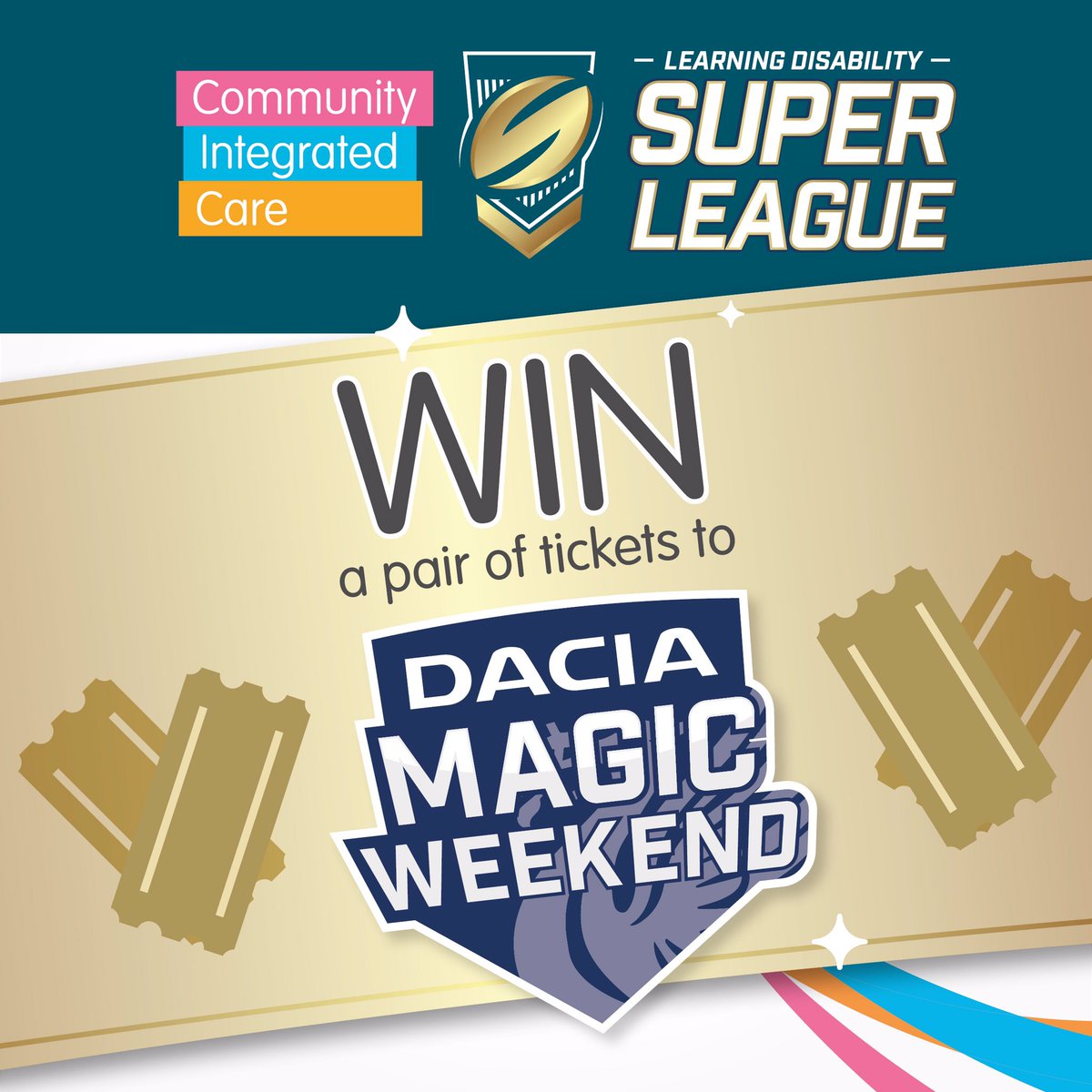 ComIntCare's tweet photo. COMPETITION: Win 2 tickets to #MagicWeekend and be there for the debut of the @ComIntCare @LDSuperLeague at Anfield 🙌 Follow and retweet to enter.

Hurry closes 10th May!

@SuperLeague @TheRFL #RugbyLeague #rugby #SuperLeague @daciauk #SocialCare https://t.co/z3szRhOblc