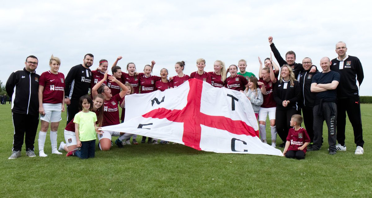 PaulUk13's tweet photo. @ntfc @NT_LFC @GrangeMortgage Photos from todays match against @ThrappoLadies are now online on the official Facebook, The 7-0 win sees the Ladies promoted as champions! #ntfc #ntlfc https://t.co/vQO561zUDG