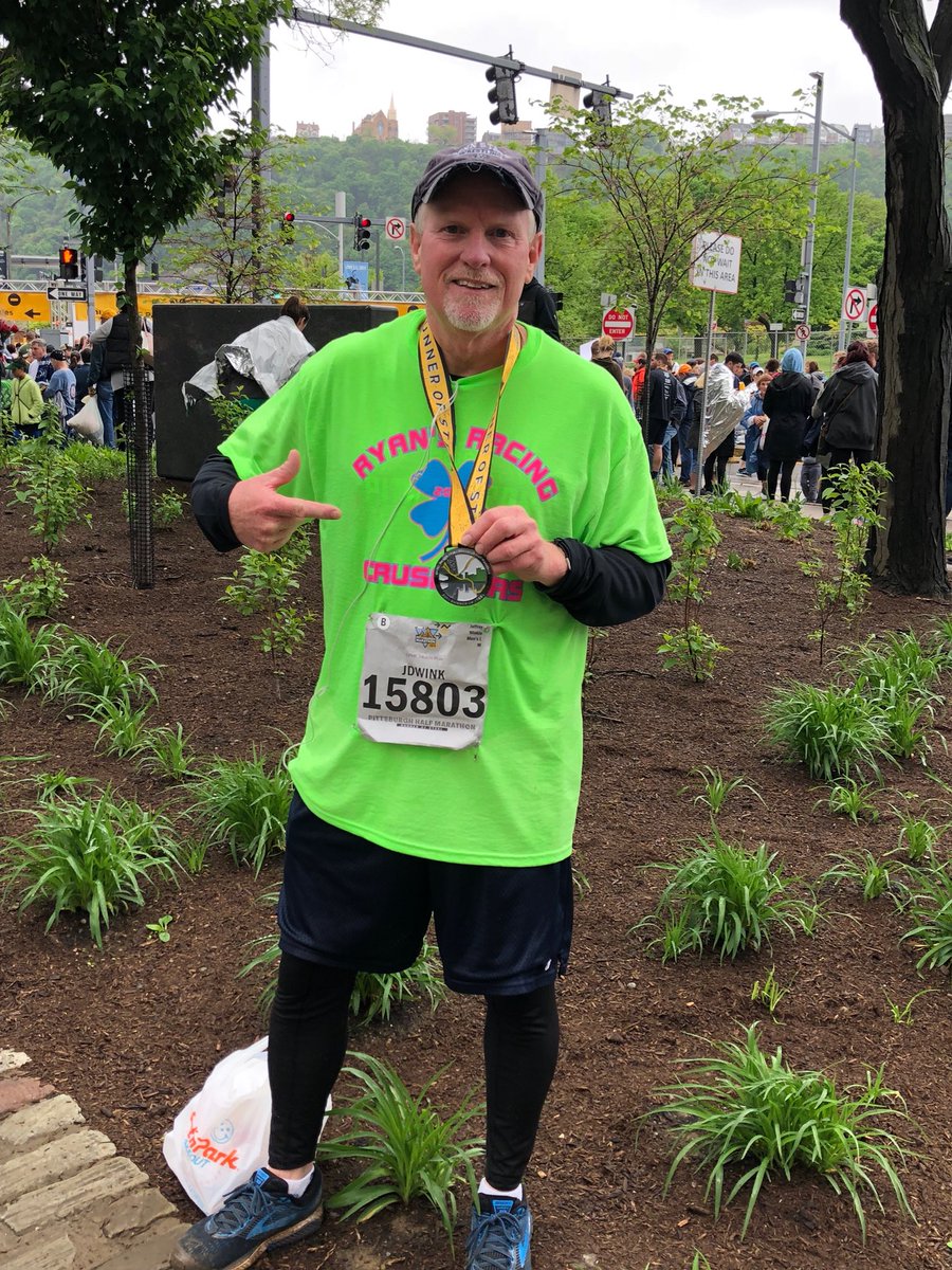 jdw_seo2600's tweet photo. Prescription for fun is running 13.1 #under2hours 1:57:39 #PittsburghMarathon https://t.co/vr90SQka5l