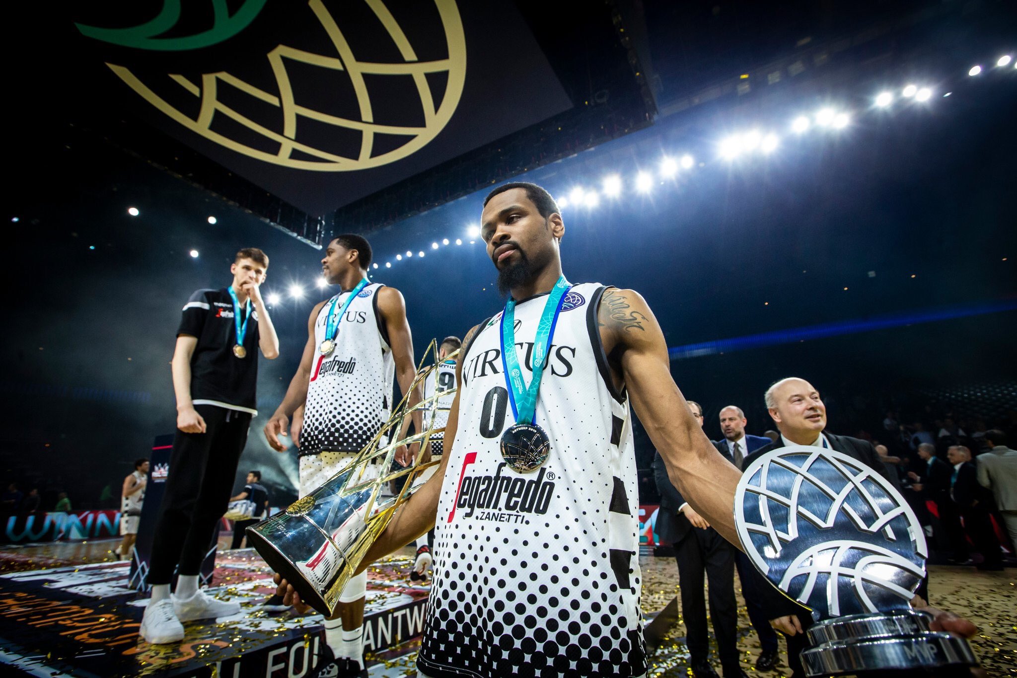 Kevin Punter vince la Champions League con la Virtus Bologna