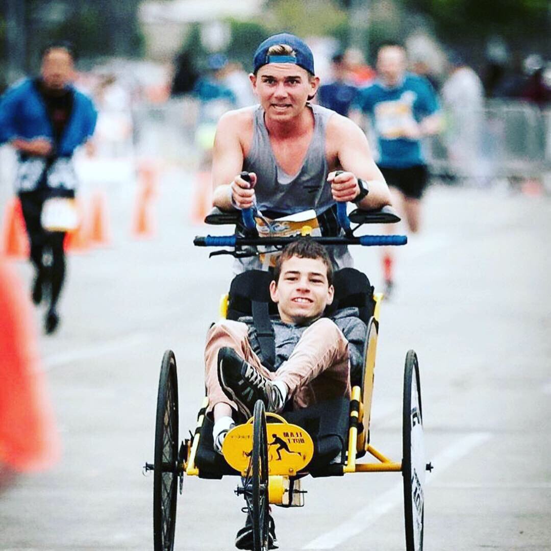 THHSUnified's tweet photo. The power of Inclusion has no limits. Unified Pair Reese and Paul are an inspiration to us all. 13.1 miles in 1:41. What an accomplishment! @THHSAthletics @SVUSDSchools @TimShriver @DrTurnerSVUSD @SVUSDSped @SOSoCal @SpecialOlympics https://t.co/zBndJYFGws