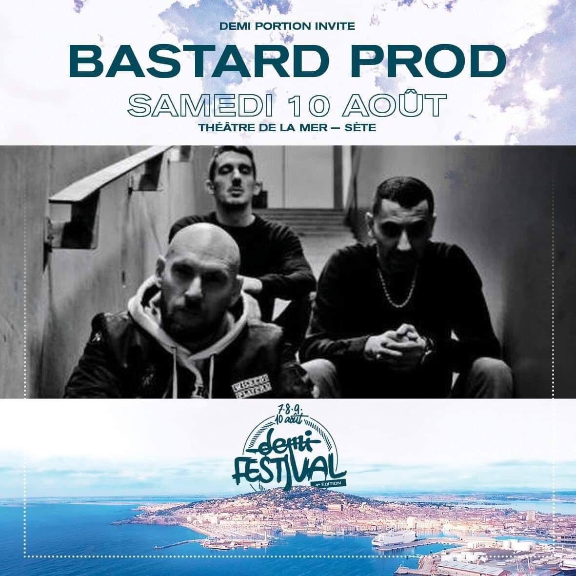 demi festival (@demifestival) on Twitter photo « BASTARD PROD » sera sur la scène du théâtre de la mer pour mettre le feu 🔥/ samedi 10 août le dernier soir avec @toxine_bastardprod @10vers_bastardprod @sendo_bastardprod <a href="/FuraxBastard/">FURAX BARBAROSSA</a> @luigi_bastardprod « BASTARD PROD » sera sur la scène du théâtre de la mer pour mettre le feu 🔥/ samedi 10 août le dernier soir avec @toxine_bastardprod @10vers_bastardprod @sendo_bastardprod <a href="/FuraxBastard/">FURAX BARBAROSSA</a> @luigi_bastardprod