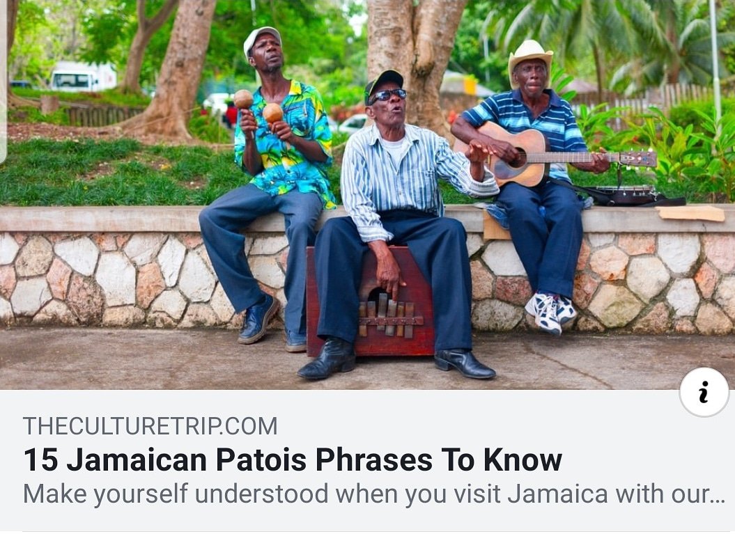 AClassTravel_'s tweet photo. 15 Jamaican Patois Phrases To Know

Click 👇🏿
https://t.co/ZKzwiI9iMG
.
.
.
.
#holidays #travel #go #jamaica#Caribbean #Familyfun#paradiseonearth #pureluxury #whitesand #greatdeals #locallingo #patois https://t.co/gjQkWkl6Sf