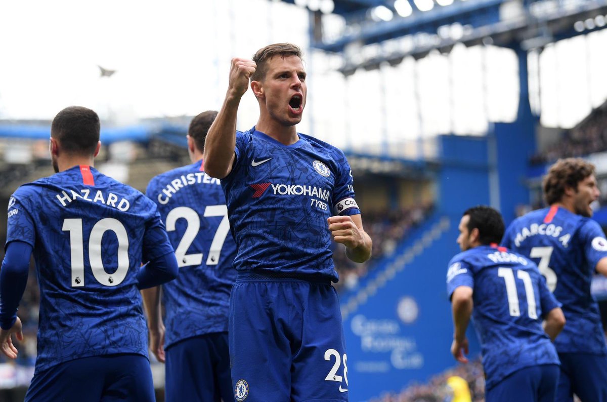 CesarAzpi's tweet photo. .@ChampionsLeague next season! Back to where we belong! 💪💙 #CFC https://t.co/NKyNNnNirQ